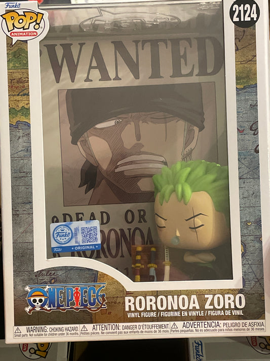 One piece Roronoa Zoro 2124 exclusive Cover - Funko Pop! Vinyl Figure anime