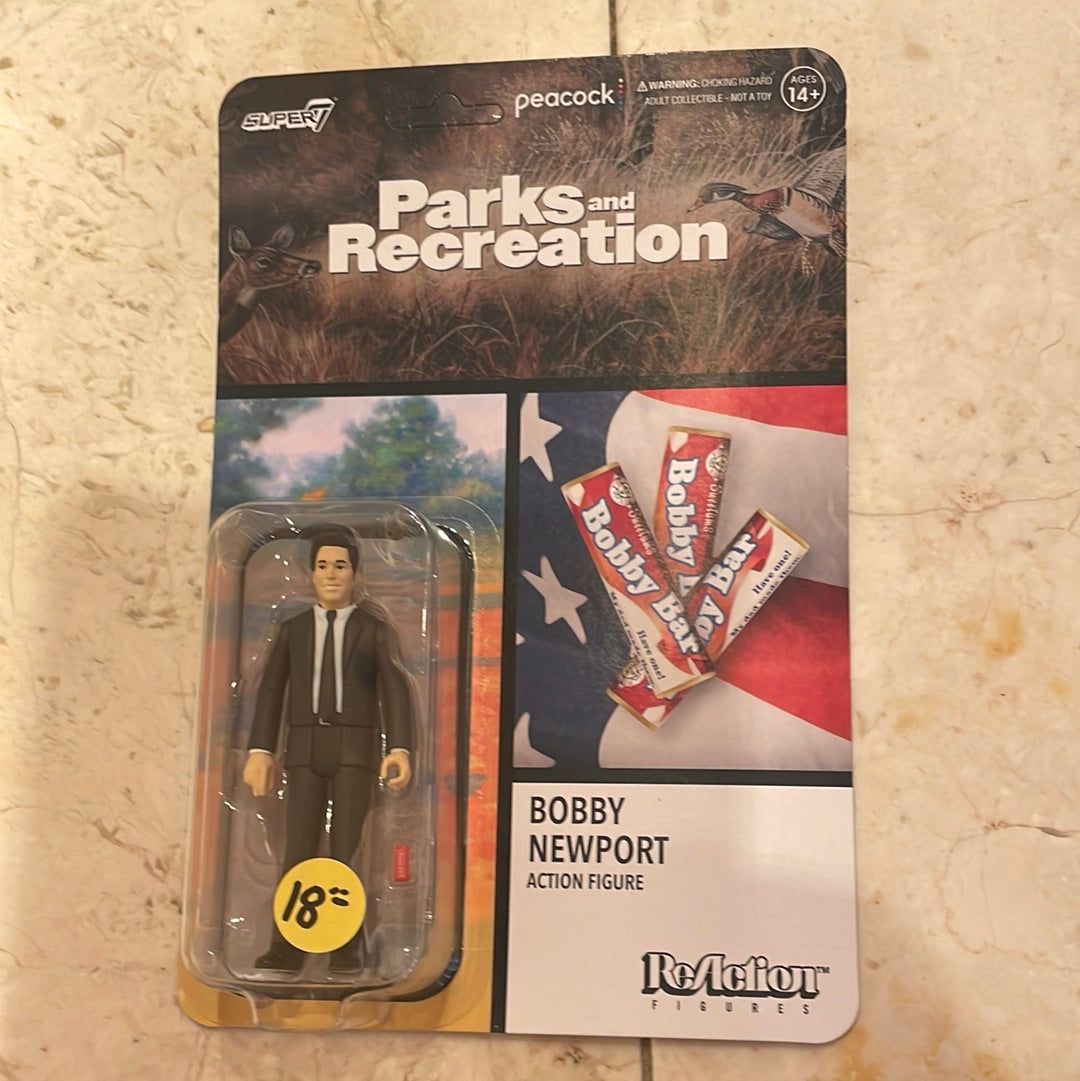 Super7 - Parks and Rec REACTION FIGURE - Bobby Newport