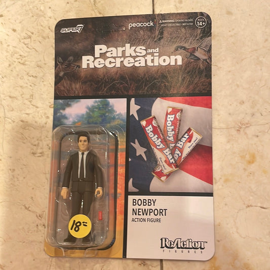 Super7 - Parks and Rec REACTION FIGURE - Bobby Newport