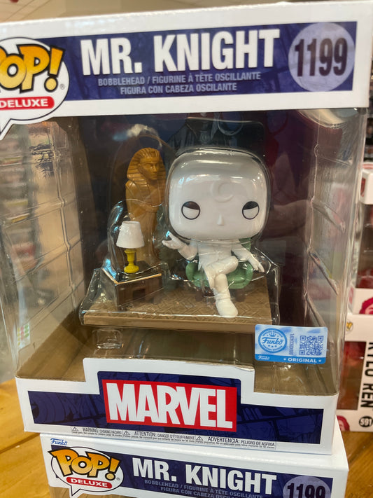 Marvel moon knight Mr Knight 1199 exclusive Funko Pop! Plus Vinyl Figure