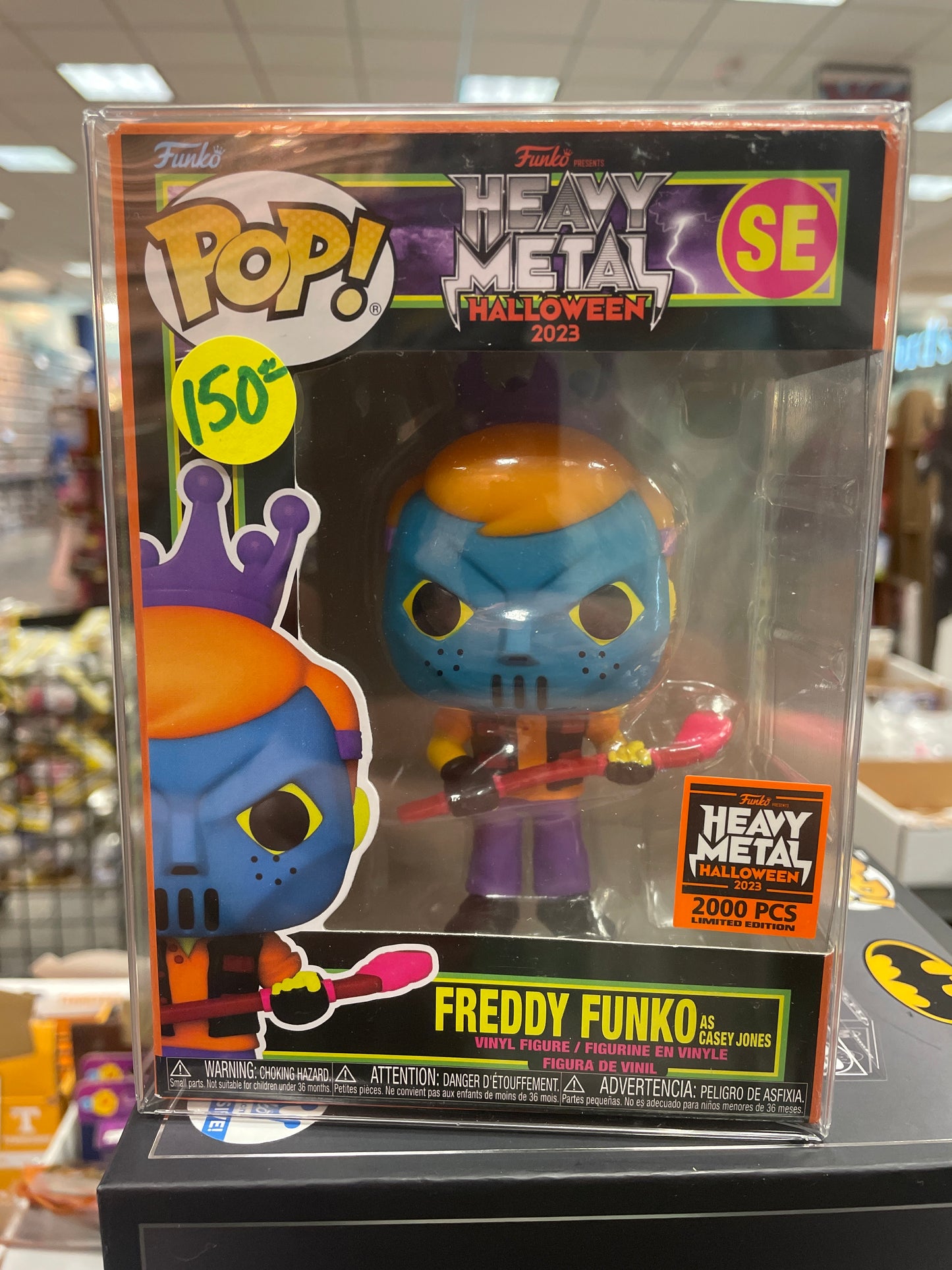 Freddy Funko as Casey Jones - Heavy Metal Halloween 2023- 2000 Pcs - exclusive Pop! Vinyl Figure