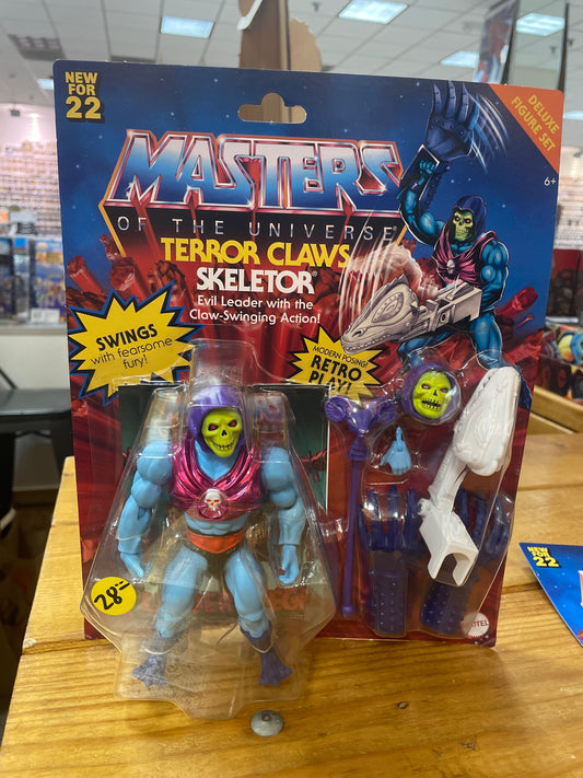 MOTU Masters of the Universe - Terror Claws Skeletor Mattel retro Action Figure