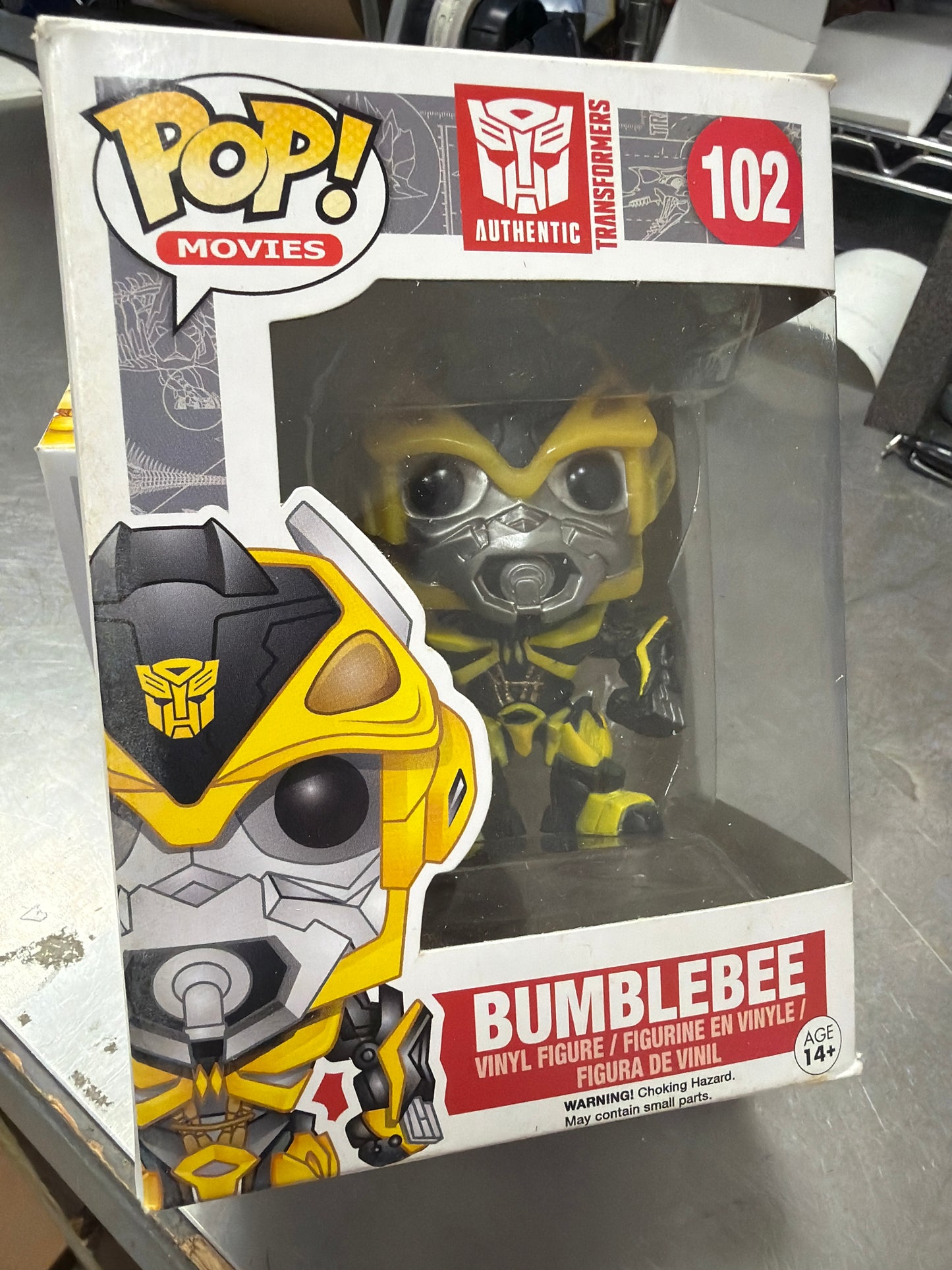 Transformers Bumblebee 102 Funko Pop! Vinyl figure movies - wear