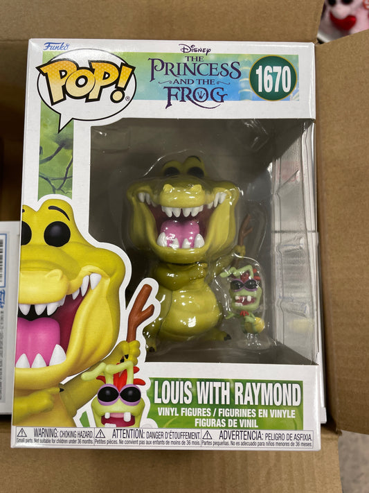 Disney Princess and the Frog- Louis with Raymond #1670-Funko Pop! Vinyl Figure