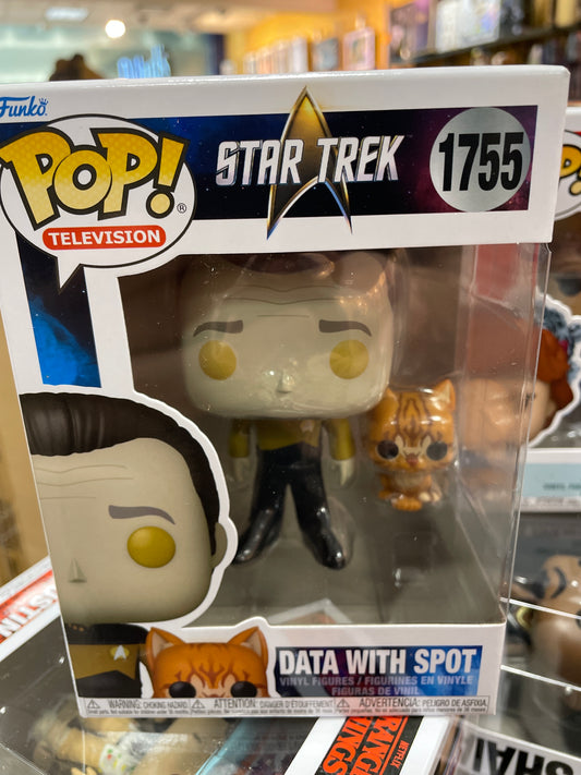 Star Trek data with spot 1755 Funko Pop! Vinyl Figure television