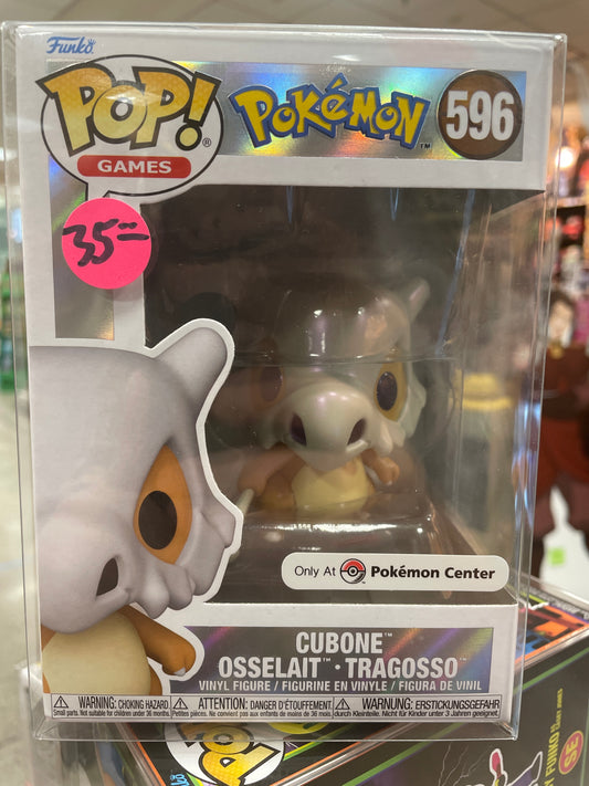 Pokemon -Cubone 596 -Poke center exclusive Funko Pop! Vinyl Figure