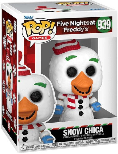 Five Nights at Freddy's - Holiday Snow Chica #939 - Funko Pop! Vinyl Figure (video games)