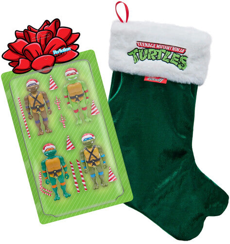 Super7 - TMNT Teenage Mutant Ninja Turtles - ReAction Wave 5 - Holiday Gift Pack Action Figure