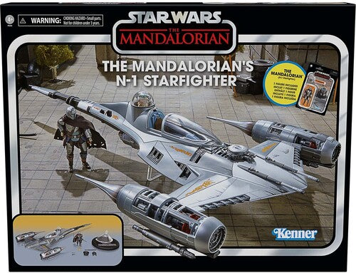 Star Wars Vintage Collection Mandalorian N-1 Starfighter Vehicle Hasbro Action Figure set