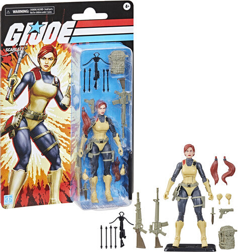 Hasbro Collectibles - G.I. Joe - Classified Series - Retro Cardback Scarlett - action figure