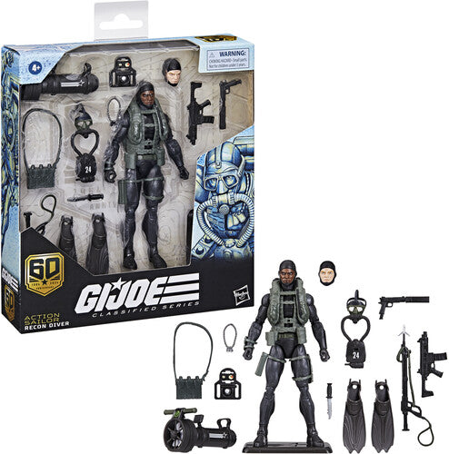 PREORDER Hasbro Collectibles - G.I. Joe - Classified Series 60th Anniversary Action Sailor - Recon Diver action figure