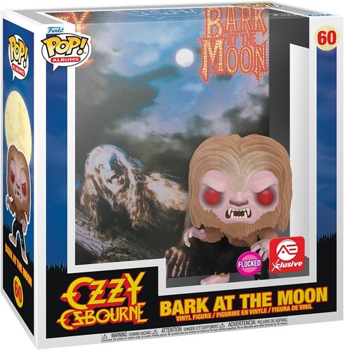 Albums: Ozzy Osbourne- Bark at the Moon (Flocked) (AE Exclusive) Funko Pop! (Rocks) (Preorder)