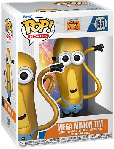 Despicable Me 4 Mega Minion Tim 1557 Funko Pop! Vinyl Figure Cartoon