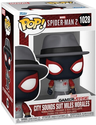 Marvel Spider-Man 2 - City Sounds Suit Miles Morales 1028 Funko Pop! Vinyl Figure Marvel