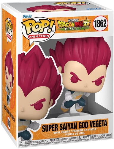 Dragonball super broly Saiyan God Vegeta 1862 Funko Pop! Vinyl Figure anime