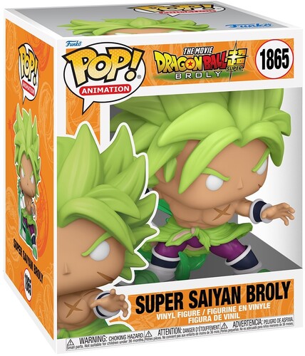 Dragonball super Broly Saiyan Broly1865 Funko Pop! Vinyl Figure anime