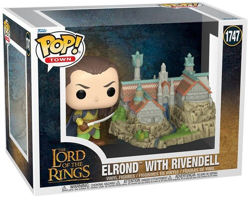 Town: Lord of the Rings - Elrond With Rivendell Funko Pop! Vinyl Figure movies
