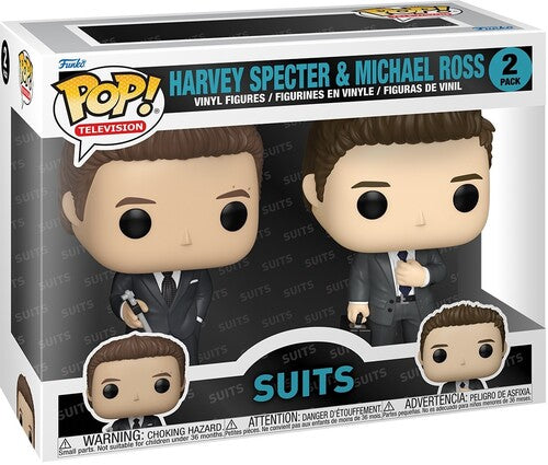 Suits Harvey Specter Michal Ross 2 pack Funko Pop! Vinyl Figure television