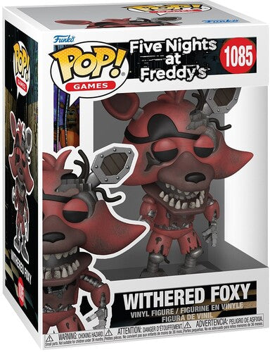 Five Nights at Freddys FNAF Withered Foxy 1085 Funko Pop! Vinyl Figure video games
