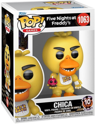 Five Nights at Freddys FNAF Chica 10th anniversary 1063 Funko Pop! Vinyl Figure video games