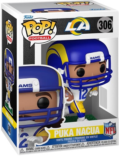 NFL Rams Puka Nacua 306 Funko Pop! Vinyl Figure sports