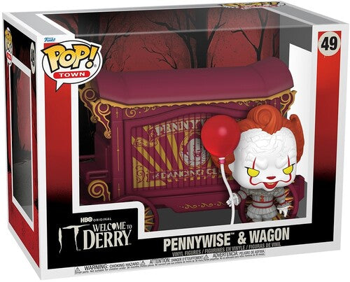 Pennywise IT welcome Derry wagon ride 49 Funko Pop! Vinyl Figure television