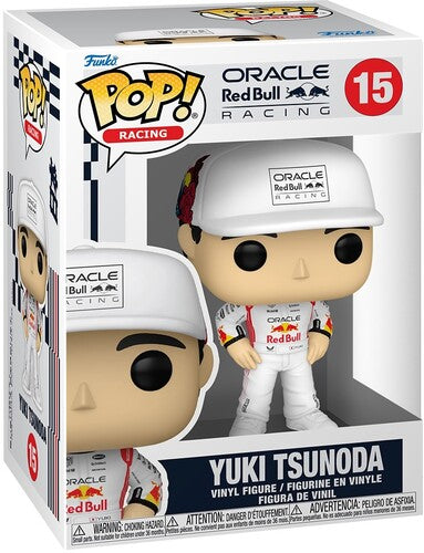 Redbull Racing Yuki Tsunoda 15 Funko Pop! Vinyl figure sports