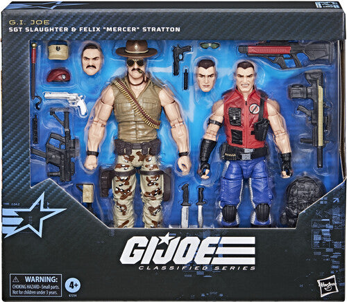 G.I. Joe Classified Sgt Slaughter & Maurader Mercer two pack action figure set