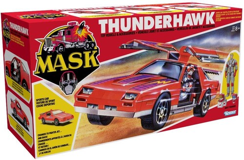PREORDER - M.A.S.K. Thunderhawk vehicle set retro Action Figure by Loyal Subjects