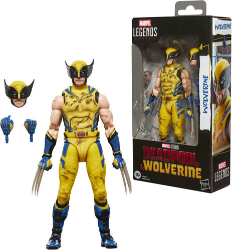 Marvel legends Deadpool wolverine movie yellow suit - Action Figure Hasbro