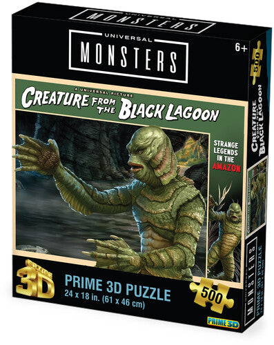 Universal Monsters Creature From The Black Lagoon 24x18 Lenticular 3D Puzzle