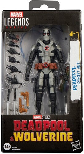 Marvel legends Deadpool concept gray movie - Action Figure Hasbro