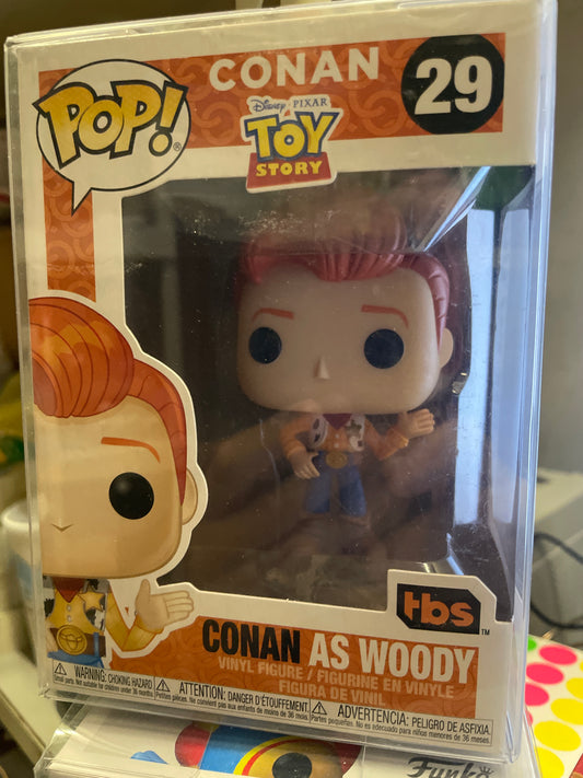 Conan as Woody 29 exclusive Funko Pop! Vinyl figure television