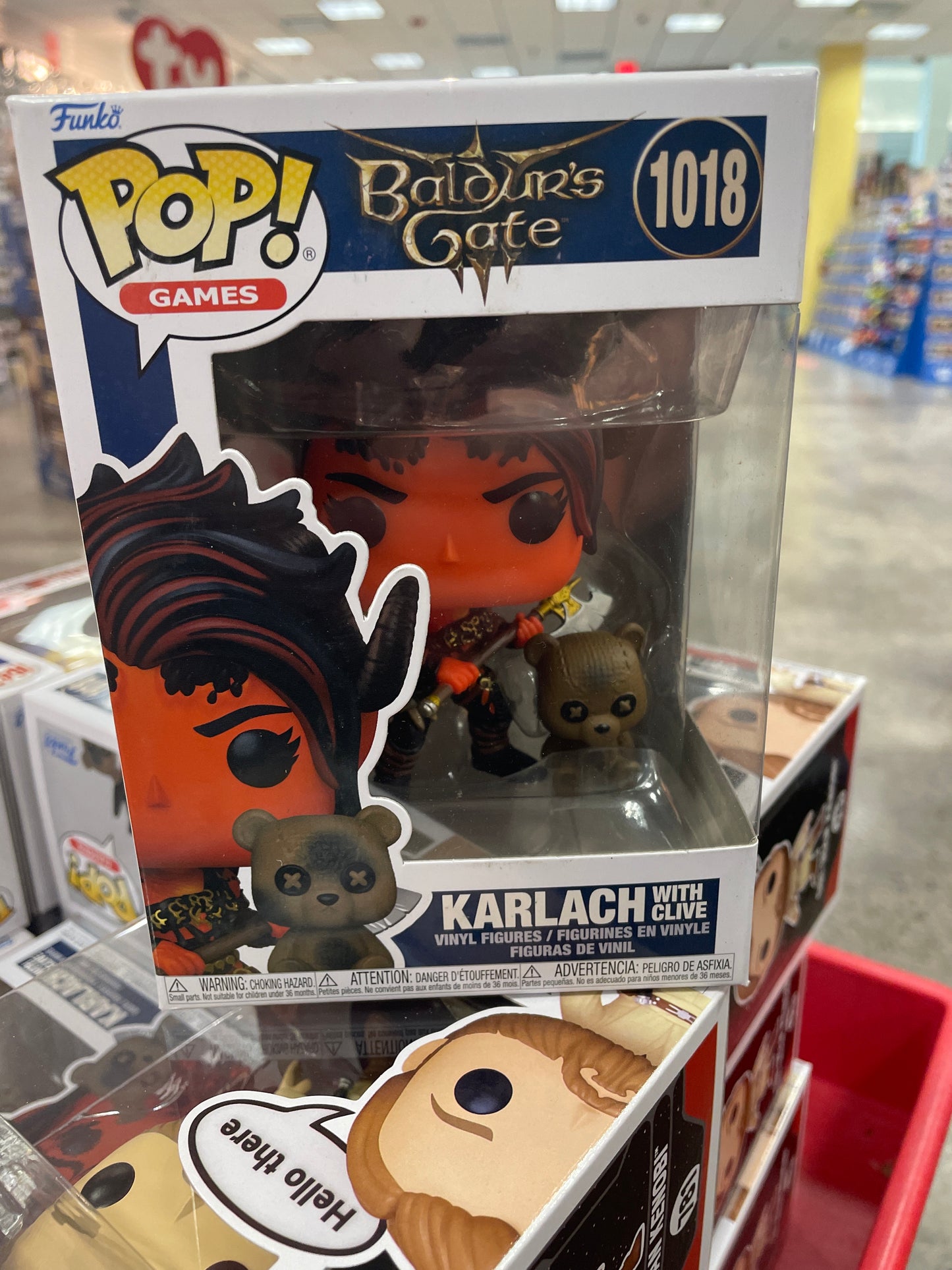 Karlach W/Clive 1018- Baldurs Gate Funko Pop! Vinyl Figure video games