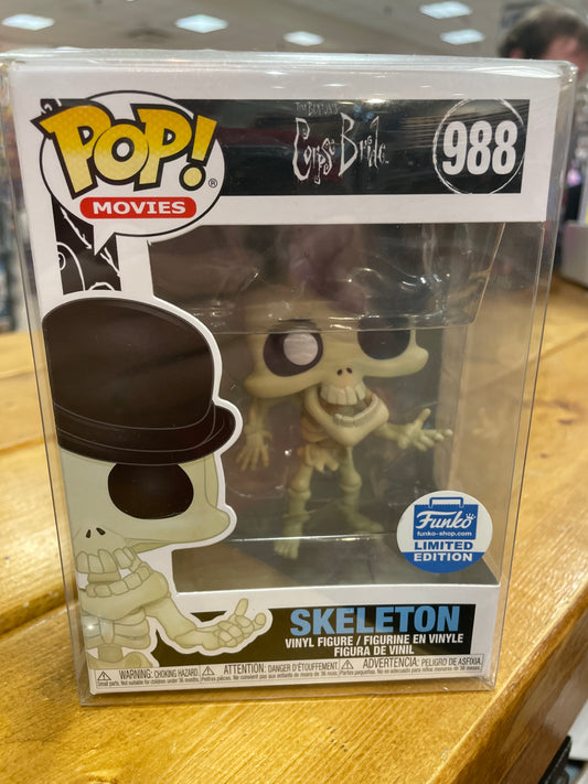 Corpse Bride Skeleton exclusive Funko Pop! vinyl figure