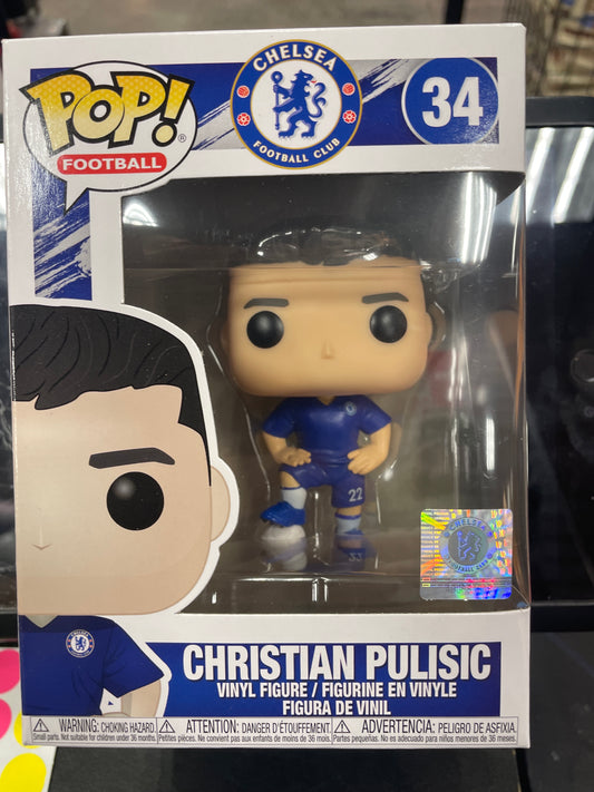 Chelsea Christian Pulisic 34 sports Funko Pop! Vinyl Figure