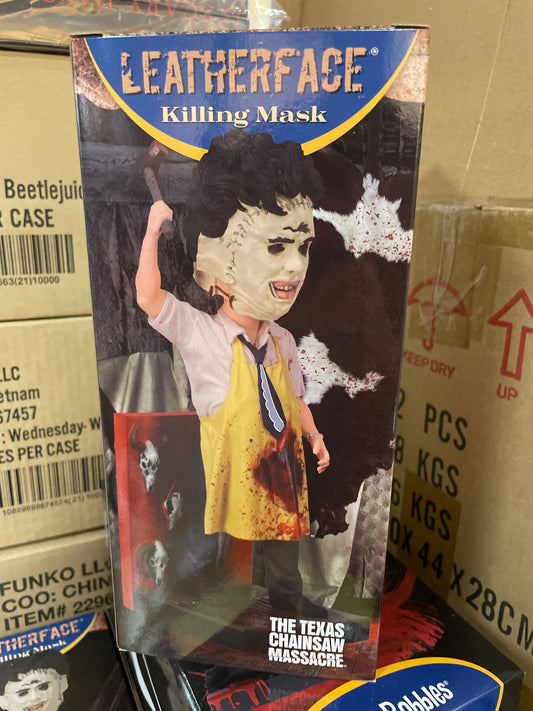 Leatherface texas chainsaw massacre head Bobble head Royal bobbles