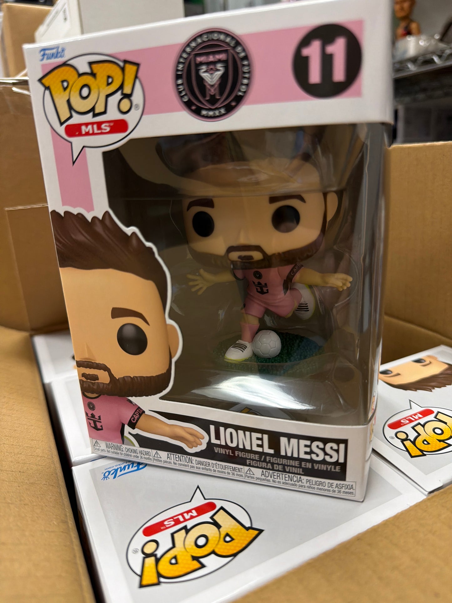 MLS 11 Lionel Messi Miami CF Away Funko Pop! Vinyl Figure Sports