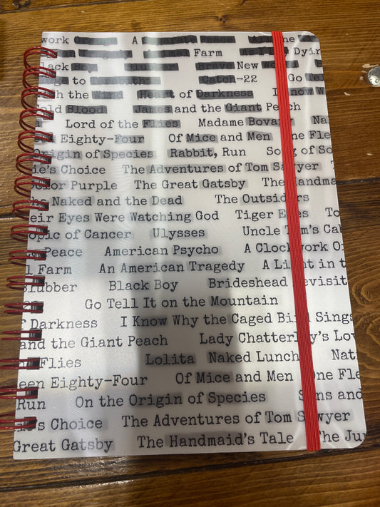 Out of Print - Read Banned Books Notepad