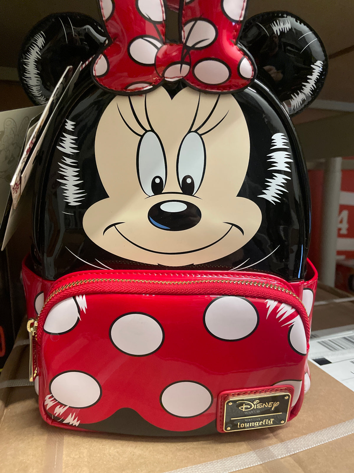NWT Grumpy Dwarf Loungefly Backpack with Red and Brown Accents Hand bedazzled Loungefly Disney Snow White And The Seven | Mercari main image 4