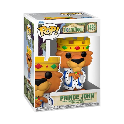 Disney Robin Hood Prince John #1439- Funko Pop! Vinyl Figure