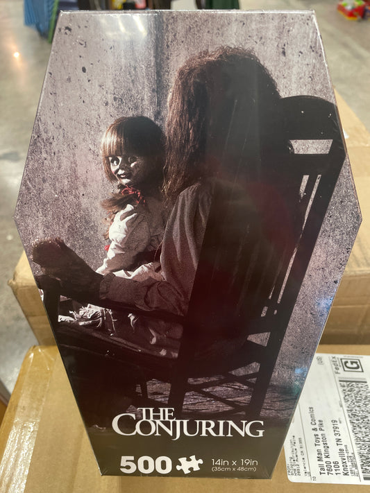 The conjuring 500 piece coffin box puzzle