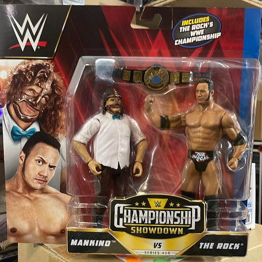 Mankind vs the Rock - WWE Championship Showdown Action Figures (Sports)