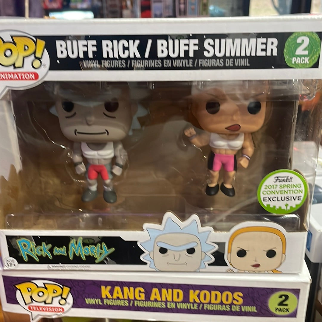 Rick & Morty Buff Rick Summer 2-pack FUNKO Pop! Vinyl figure anime