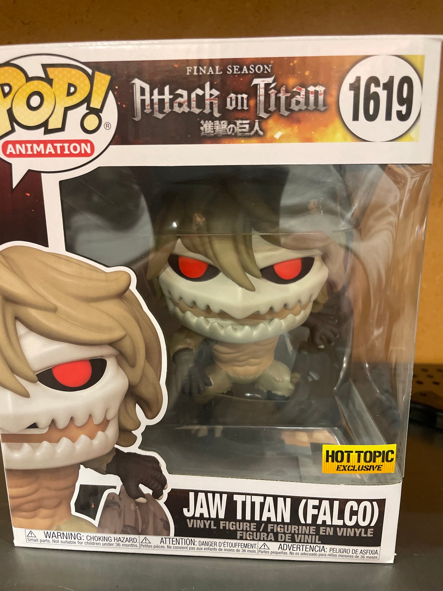 AOT Jaw Titan Falco 1619 - Exclusive Funko Pop! Vinyl Figure anime
