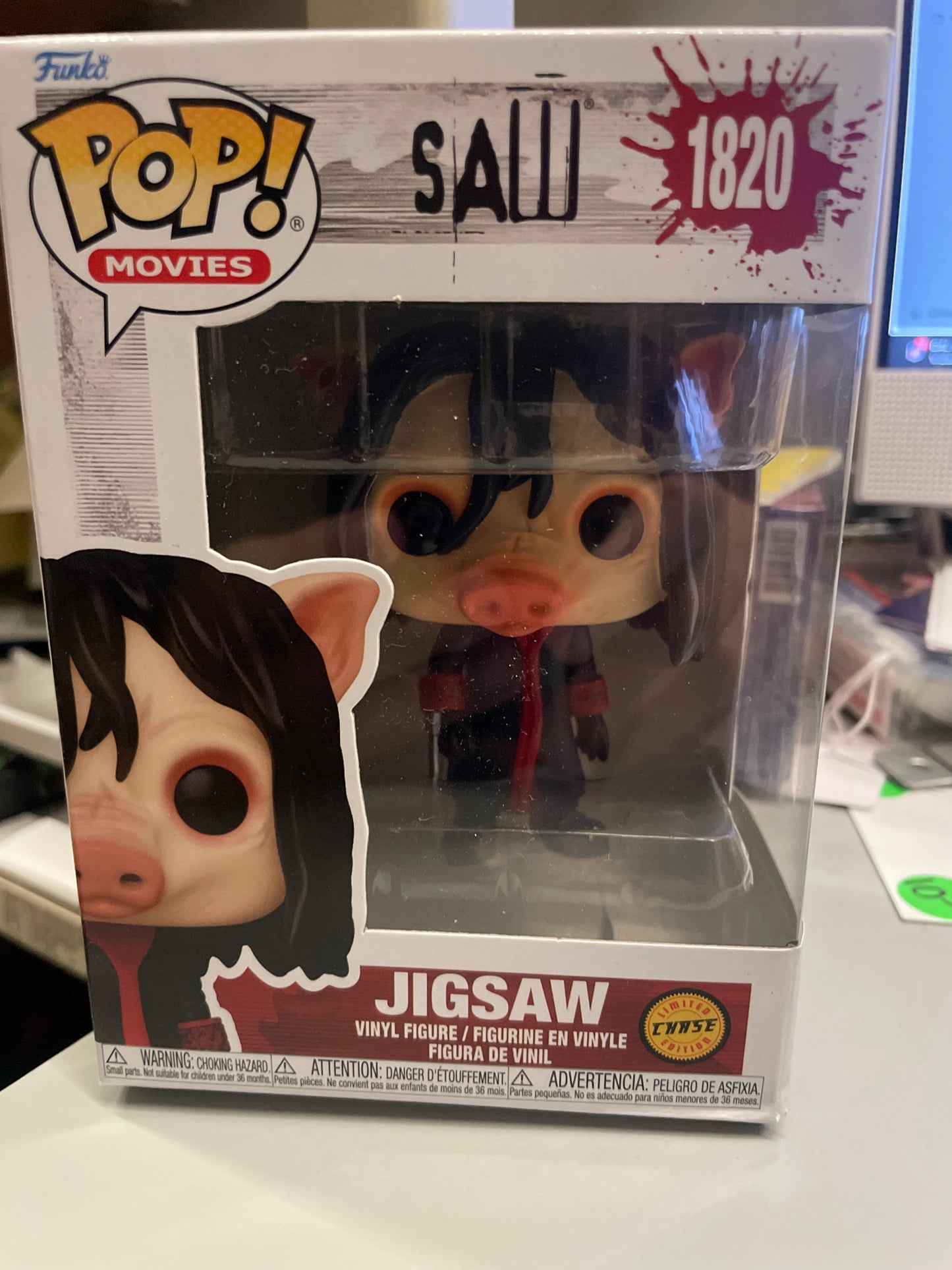 Saw Movie jigsaw 1820 Funko pop vinyl figure