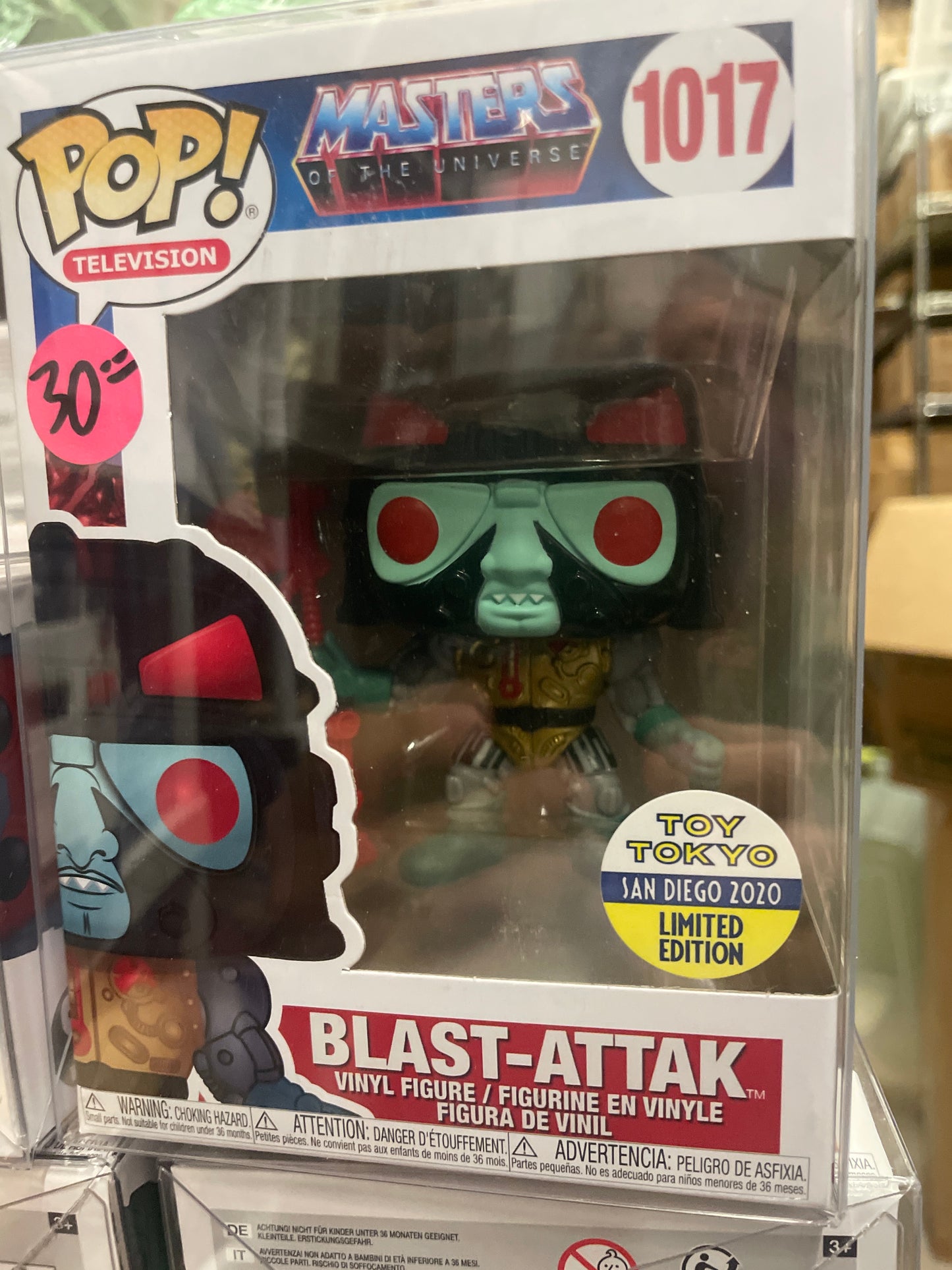 MOTU Blast Attak 1017 Masters of the Universe exclusive Funko Pop! Vinyl cartoo