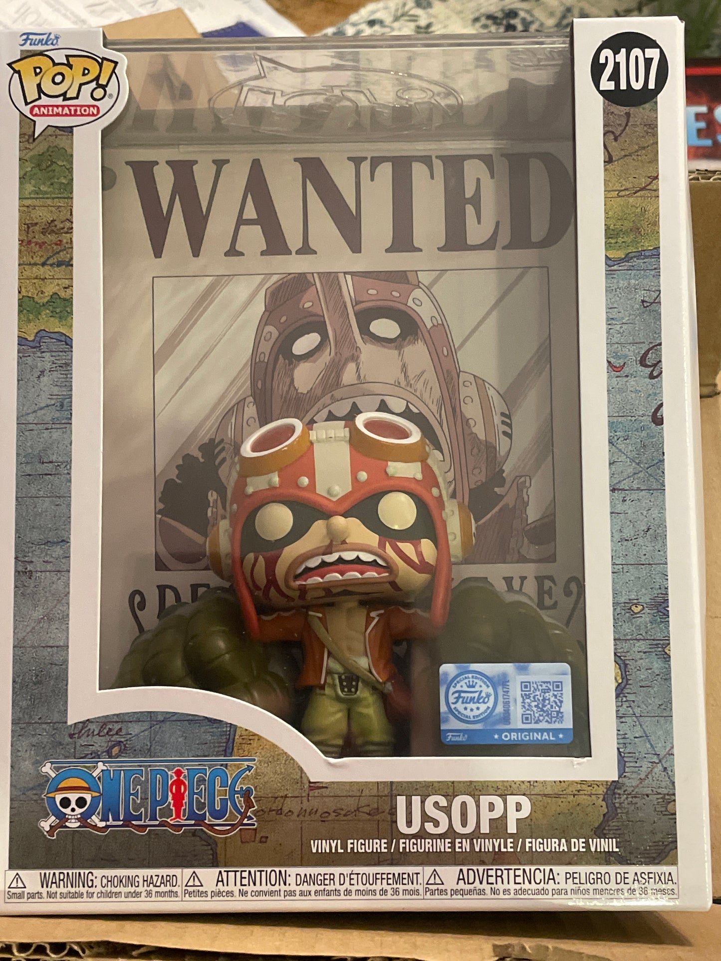 One piece Usopp 2107 exclusive Cover - Funko Pop! Vinyl Figure anime