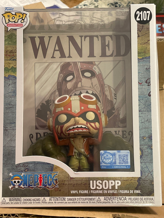 One piece Usopp 2107 exclusive Cover - Funko Pop! Vinyl Figure anime
