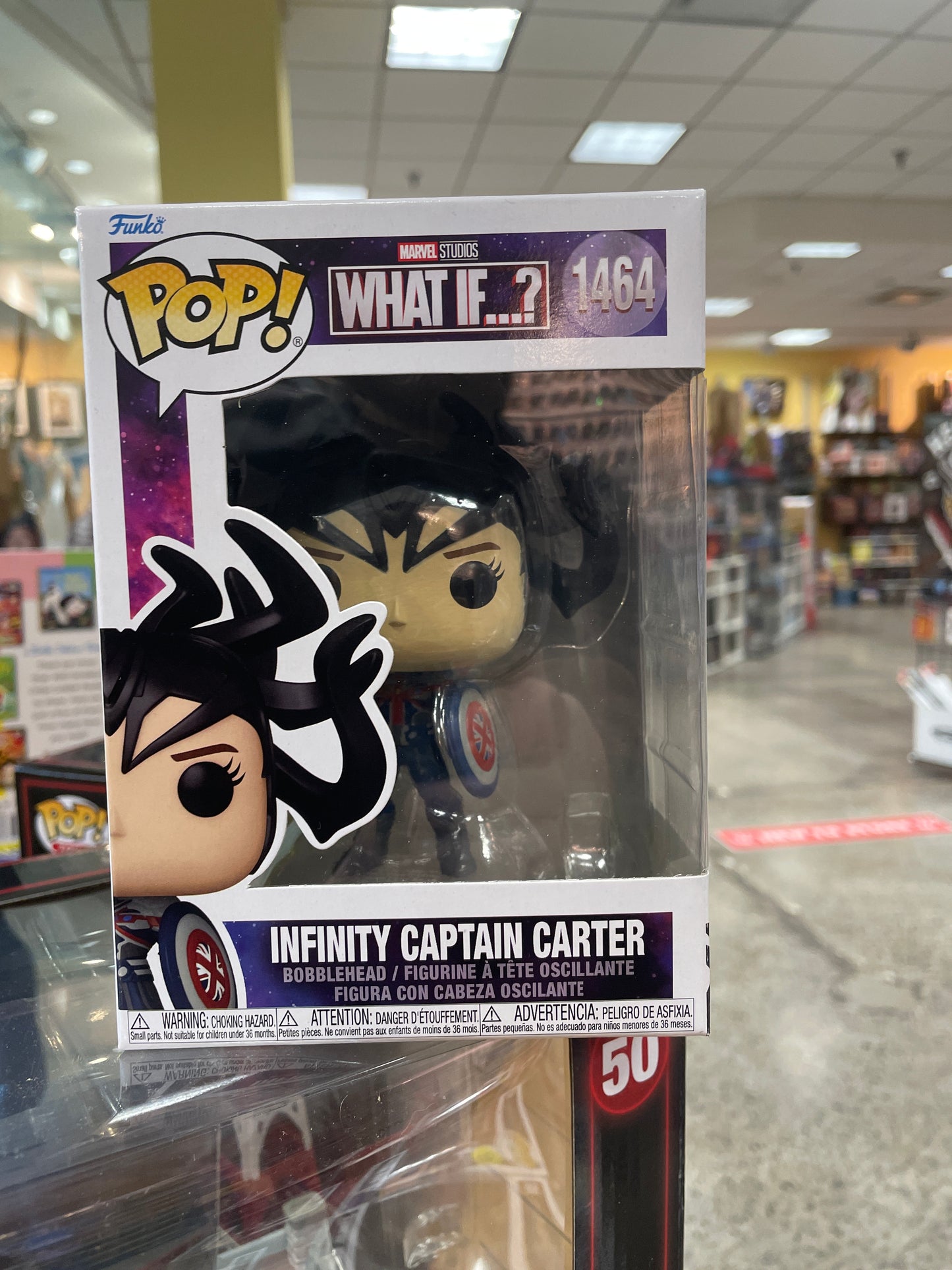 Marvel What If?-Infinity Captain Carter 1464- Funko Pop! Vinyl Figure